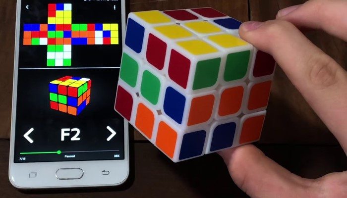 App para resolver cubo mágico